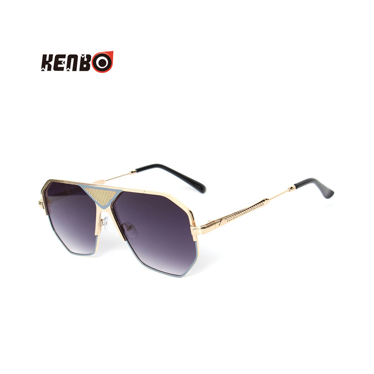 Kenbo Fashion Metal Sunglasses Retro Hexagon Sun Glasses Classic UV400 Unisex Shades 2020