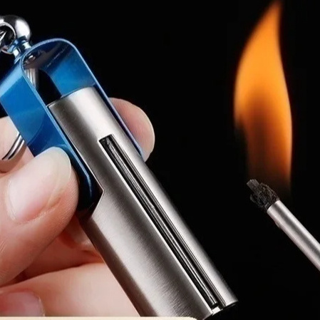 Wholesale Multi-functional Cigarette Vintage Transparent Hanging Kerosene Match Lighter