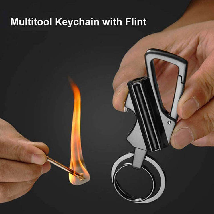 Wholesale Lighter Bulk Bottle Opener Digital & Parts Dragon Keychain Lighter Matches Emergency Flint Fire Starter Lighter