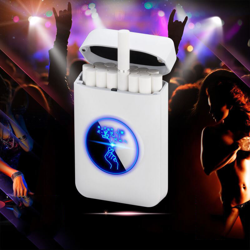 Multifunctional Cigarette Case Lighter Laser Custom Rechargeable Usb Cigarette Lighter Case