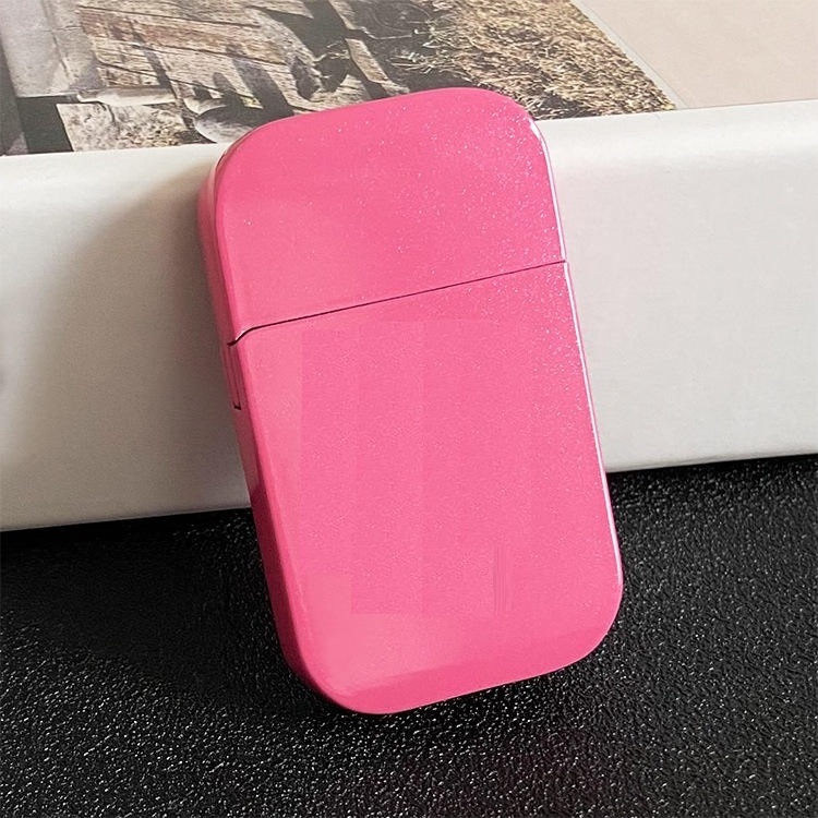 Wholesale Pink Metal Lighter Windproof Pink Flame Cute Lighter For Girls Gift