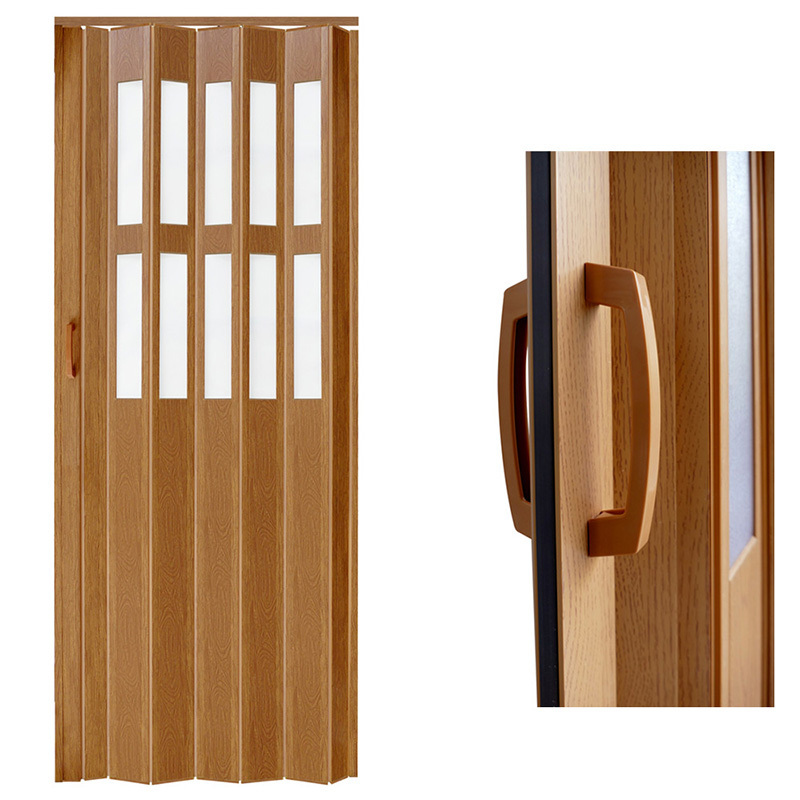 Interior Swing Casement Doors Toilet Folding Sliding PVC Bathroom Door