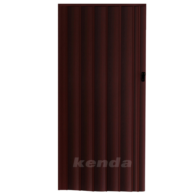 Safe Folding PVC Mdf Solid Wood Doors PVC Interior Louver Hotel Door