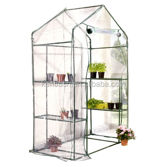 Walk In Greenhouse Indoor Outdoor Sturdy Shelves Grow Plants Seedlings Herbs In Any Season Gardening Rack Garden Greenhouse