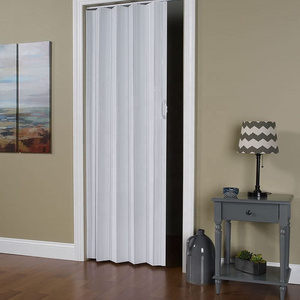 pvc accordion partition doors toilet interior sliding folding door