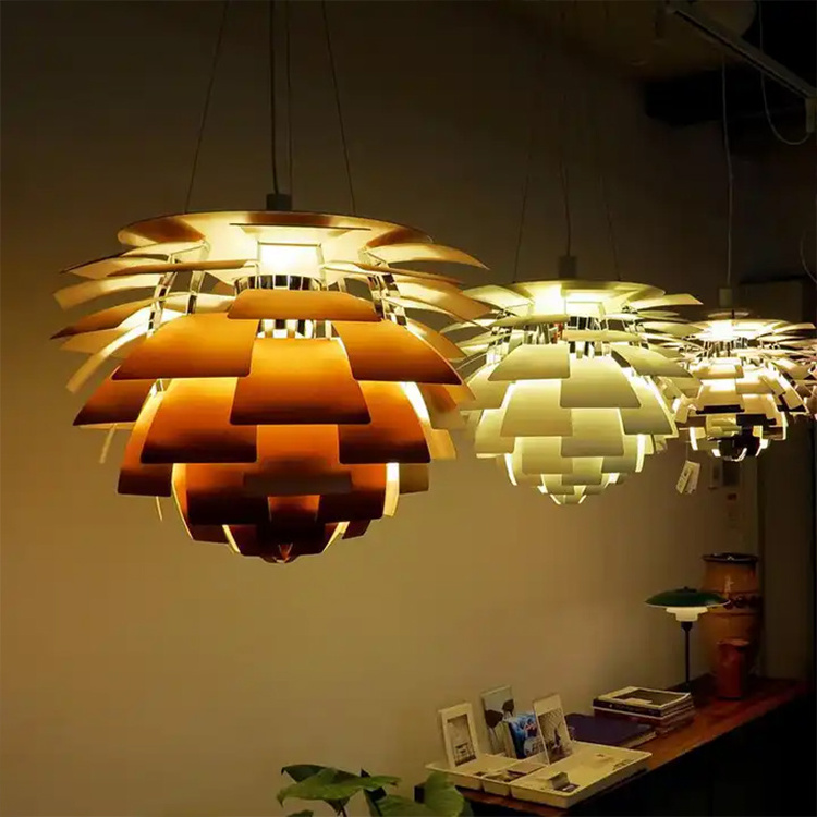 Danish Creative Pinecones Pendant Light Modern Design Hanging Light Fixtures Simple Pendant Chandeliers