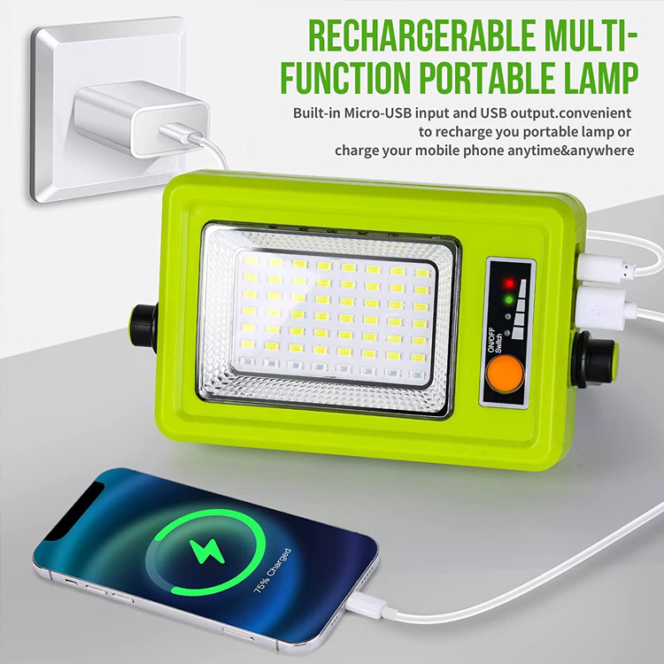 Outside USB Emergency Portable Light Outdoor Camping Use Magnetic Suction LED Solar Lamp