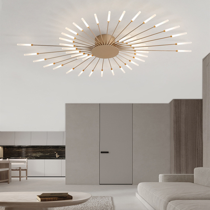 Modern Living Room Lights Fixture Led Ceiling Lights Nordic Style Bedroom Creative Fireworks Ceiling Lamp Lighting Fixtures