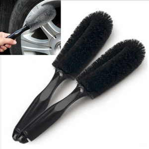 Auto Washing AccessoriesAuto Rim Scrubber Wheel Brush Cleaner Dust Remover Plastic Handle Motorcycle Truck Washing Brush