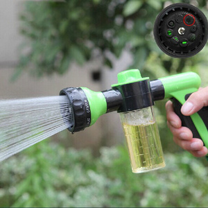 Washing Tool 8 in 1 Jet Spray Gun Soap Dispenser Garden Watering Hose Nozzle Car Washing Tool