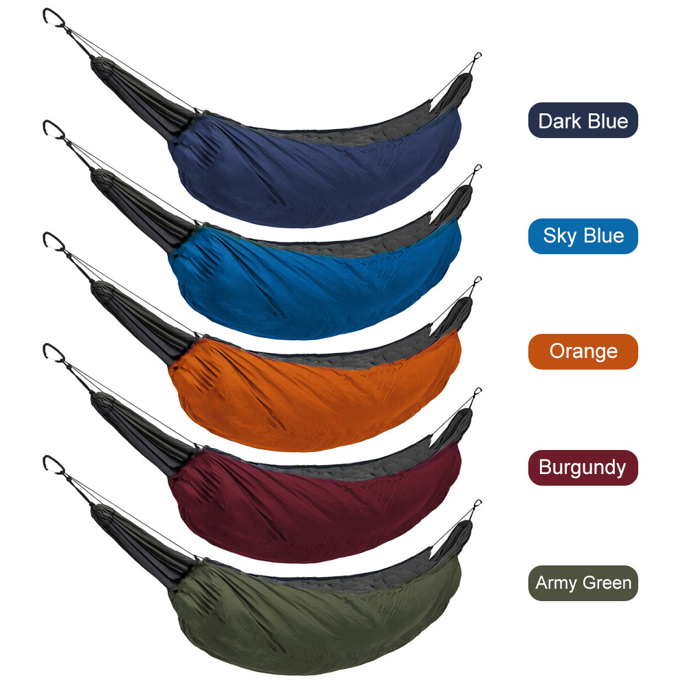 Outdoor Portable Hammock Underquilt Hammock Thermal Under Blanket Winter Warm Hammock for Camping