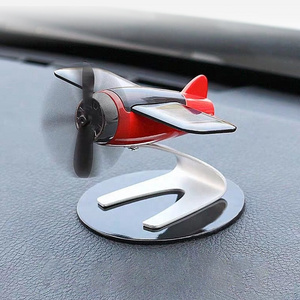 Car Air Freshener Smell In The Styling Solar Airplane Model Center Console Decoration Auto Fragrance Air Fresheners