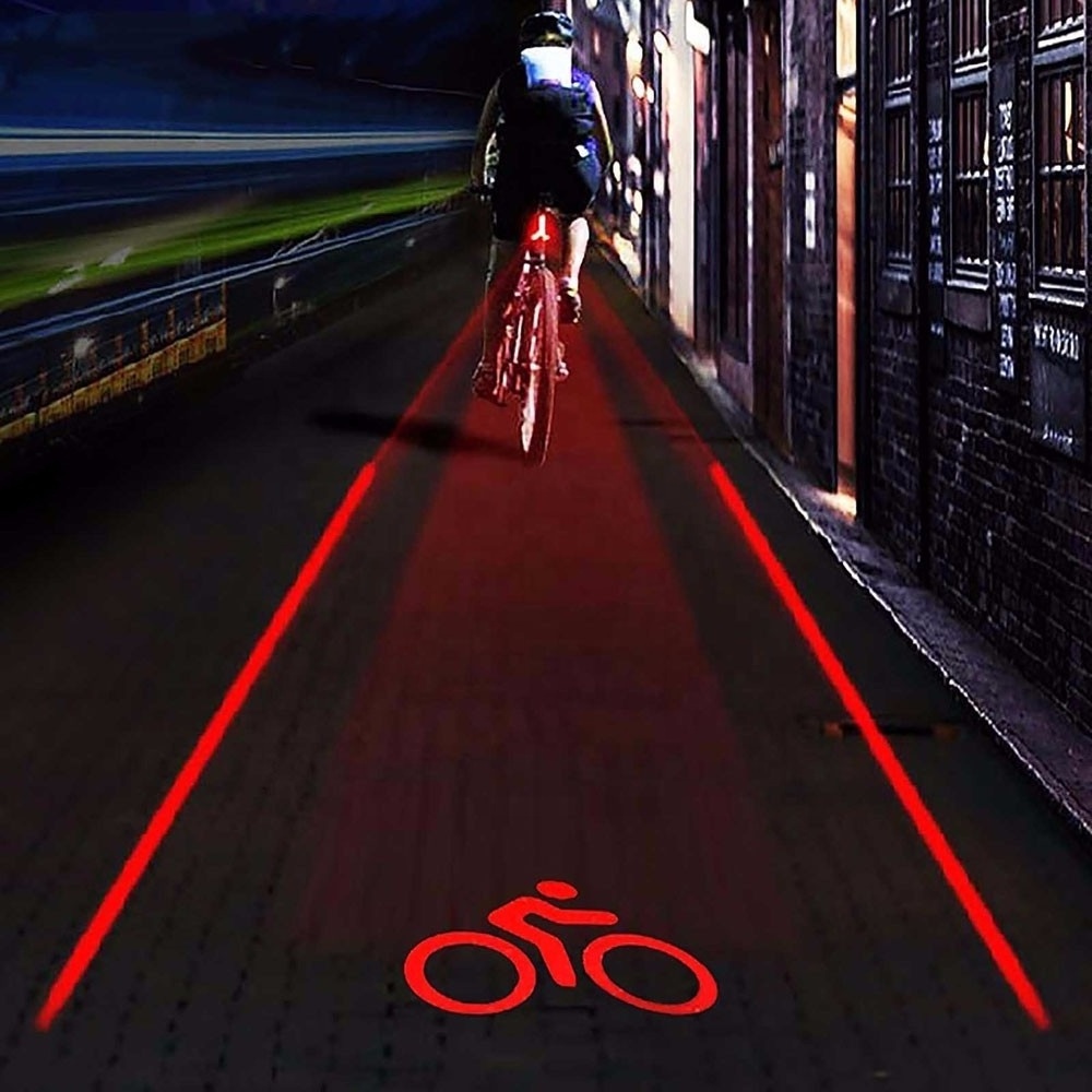 Waterproof LED Bicycle Bike Light Night Rear Bike Bicycle Tail Light Safety Warning Red Rear Lamp