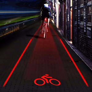 Waterproof LED Bicycle Bike Light Night Rear Bike Bicycle Tail Light Safety Warning Red Rear Lamp