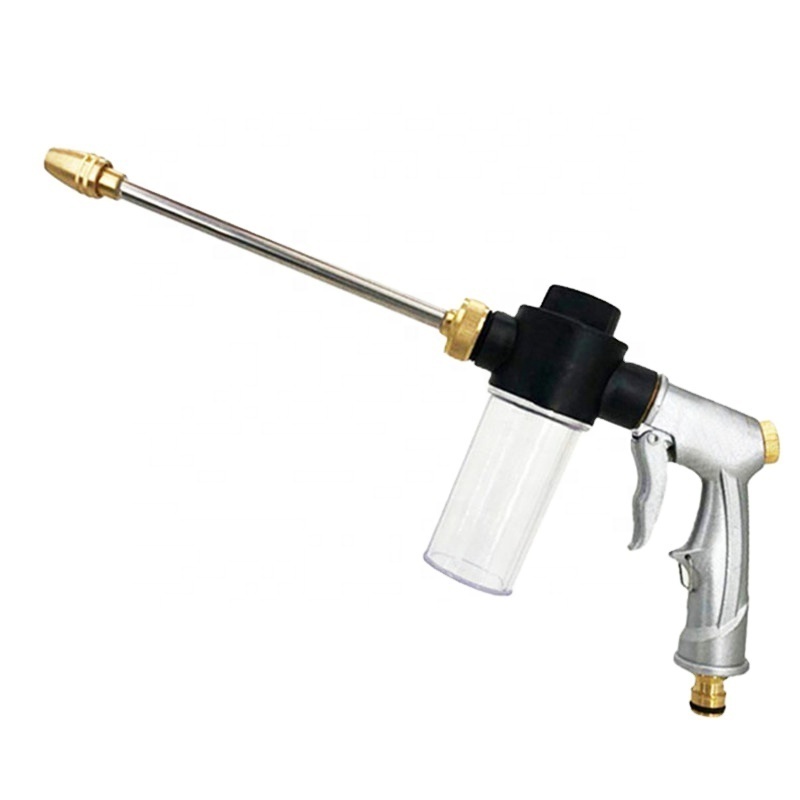 High-Pressure Metal Water Spray Gun Car Washer Cleaner Garden Hose Water Gun Sprinkler Foam Water Gun For The Garden