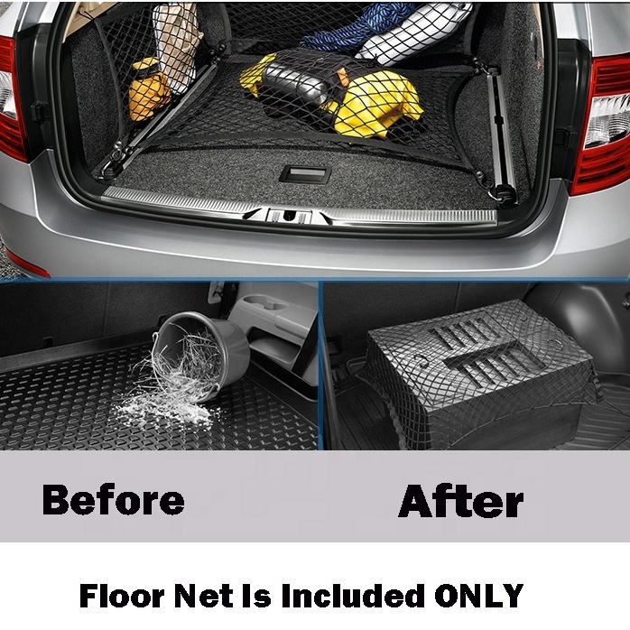 Rear Trunk Floor Cargo Net Mesh Storage Elastic layer For Land Rover Discovery Evoque Range Rover For Nissan X-trail Murano