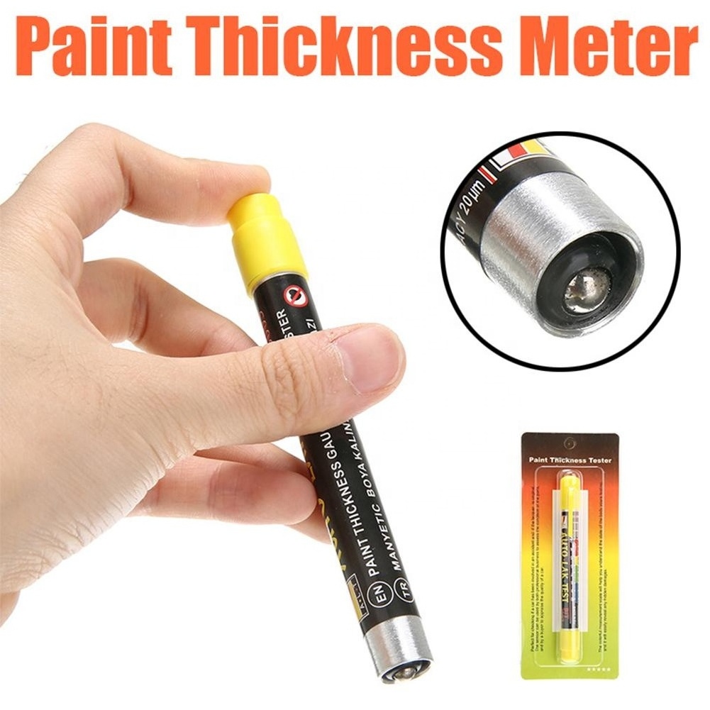 Car Paint Thickness Pen Auto Lack Test Thickness Gauge for Cars Surface Paint Film Lacquer Tester Coating Crash Check Test