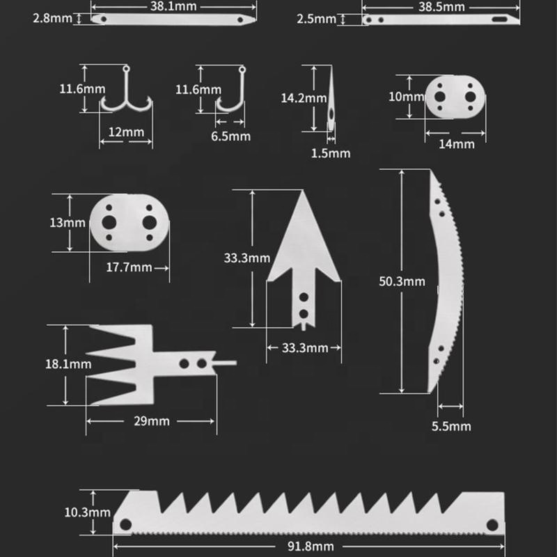 Survival Tool Card 22 In 1 Survival Card-Multi Purpose Pocket Tool Stainless Steel Survival Camping Hiking Fishing Hunting Tool