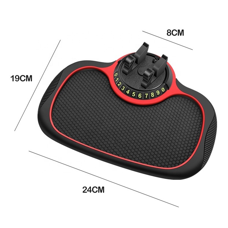 Multi-Functional Car Anti-Slip Mat Auto Phone Holder Non Slip Sticky Anti Slide Dash Phone Mount Silicone Dashboard Car Pad Mat