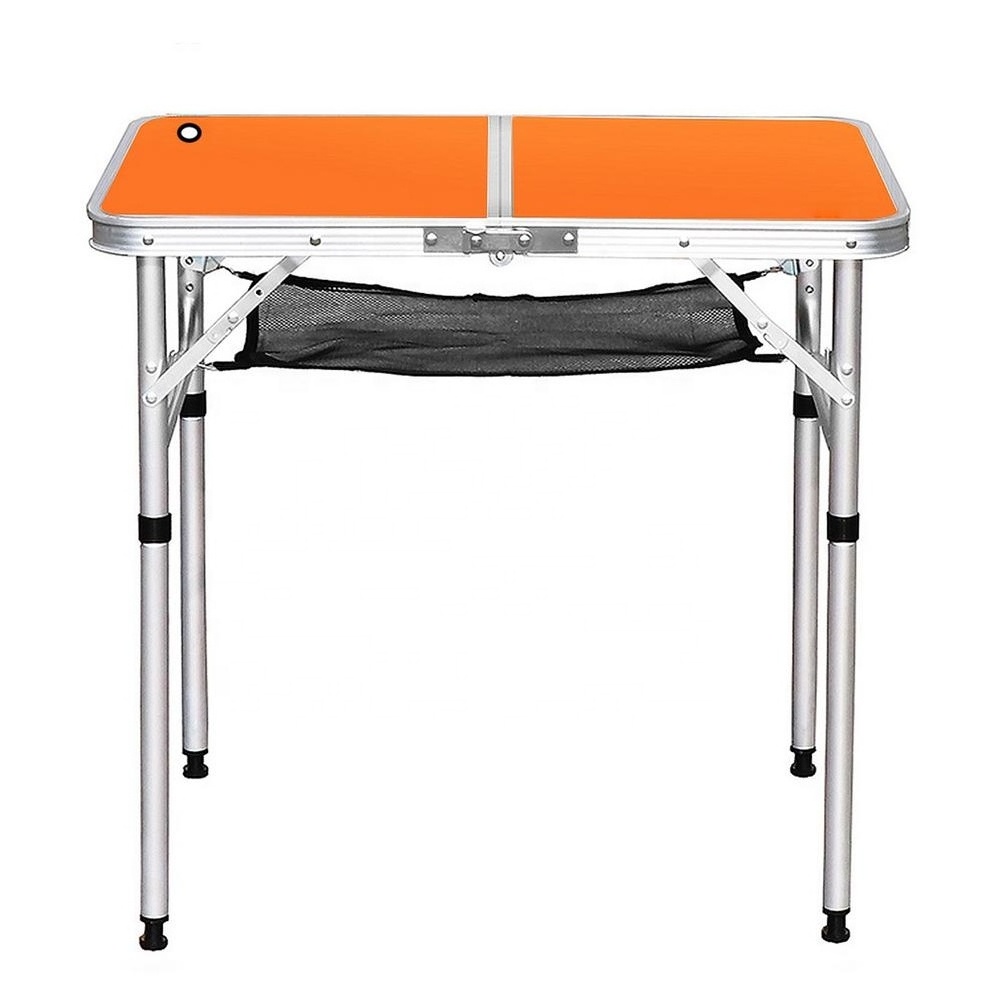 Portable Adjustable Camping Folding Table 4ft Ultralight Camping Folding Desk Camping Folding Tea Table For RV BBQ Picnic