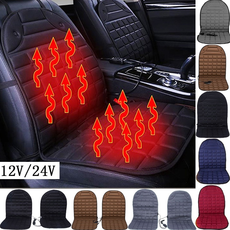 12v/24v Keep Warm Universal in Winter Heated Car Seat Cover Heating Electric Car Seat Cushion