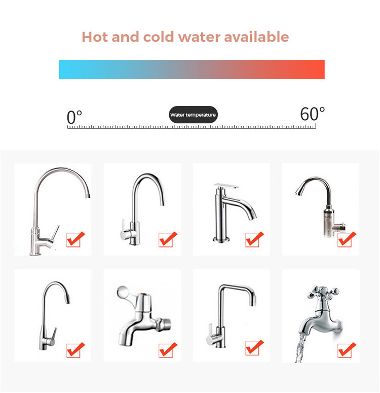 Extendable Filtering Shower Head Household Kitchen Splash-Proof Water Filter Faucet Rotating Water Drainer Faucet Extender