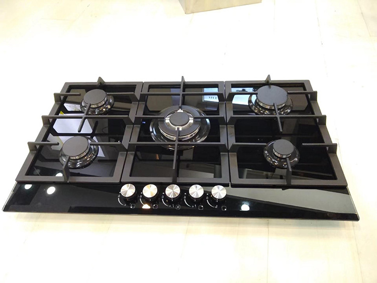 220v 5 burner oven cooker cooktop electric infrared ceramic hob built in gas stove