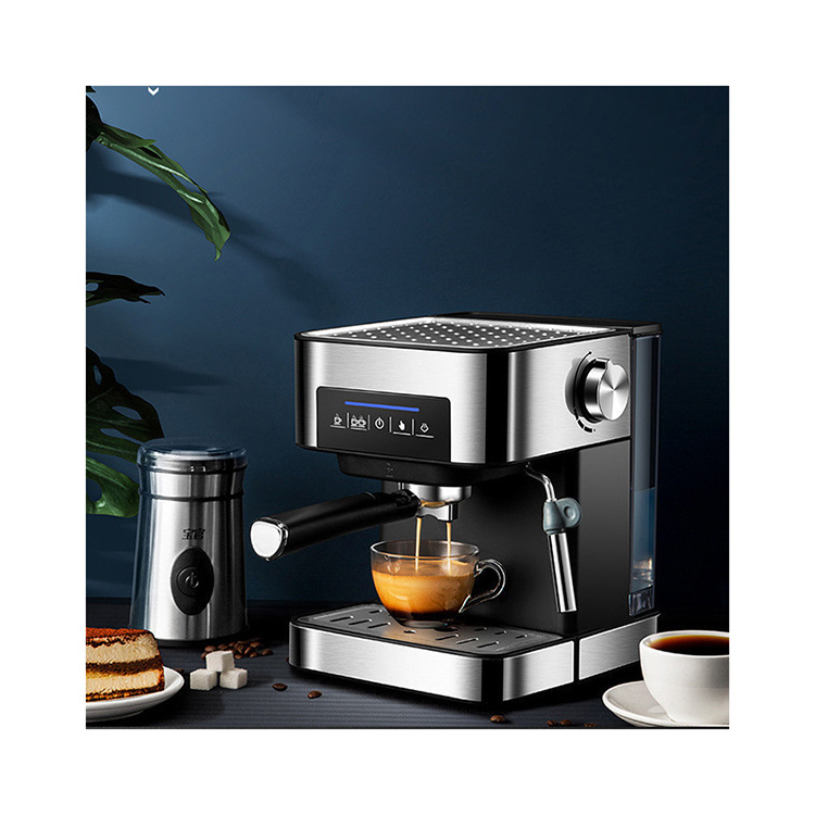 L home office electric all in one semi-automatization household 2 group professional machine espresso coffee maker