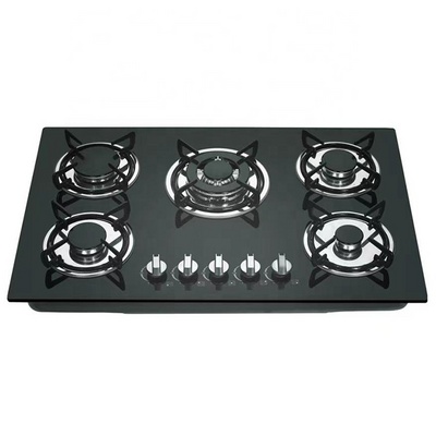 220v 5 burner oven cooker cooktop electric infrared ceramic hob built in gas stove