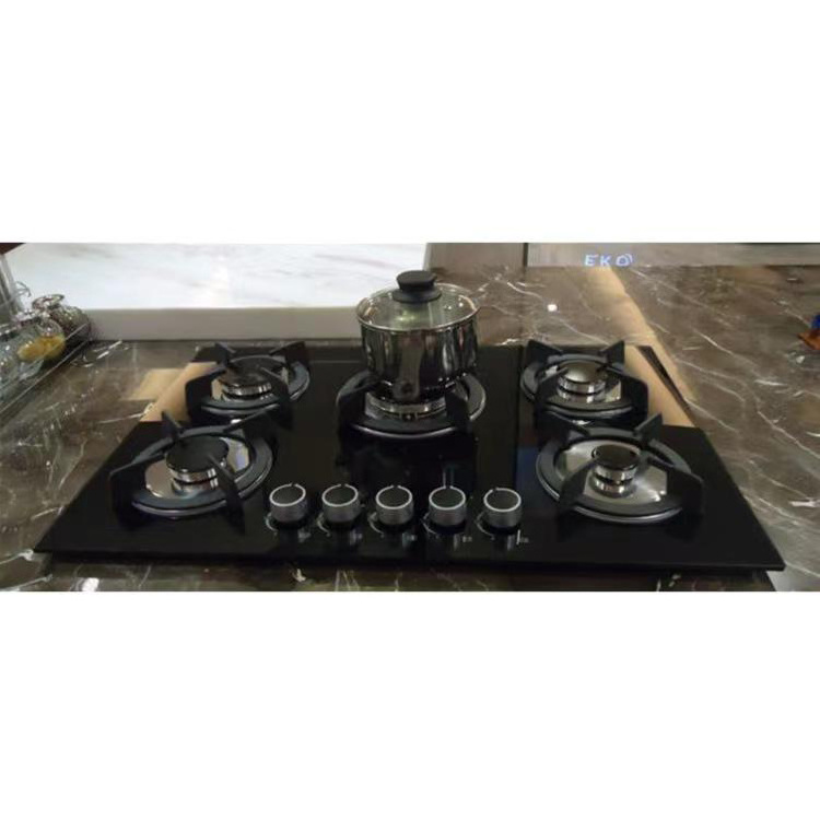 220v 5 burner oven cooker cooktop electric infrared ceramic hob built in gas stove