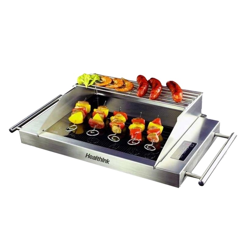 top ceramic glass touch control electric bbq grill - A15S