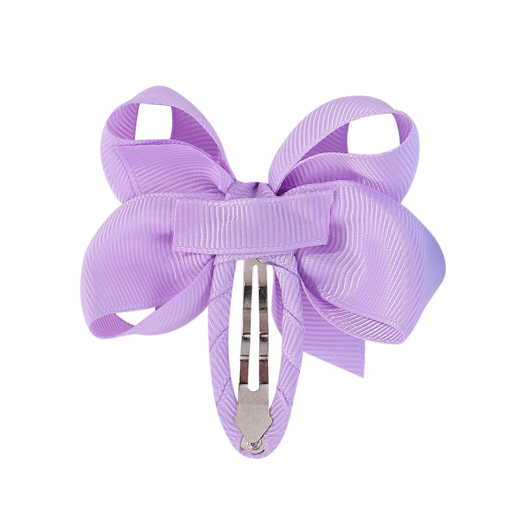 New 2.7 inch hand made boutique hair bows with clip for kids double layer hair bows back to school hair bows