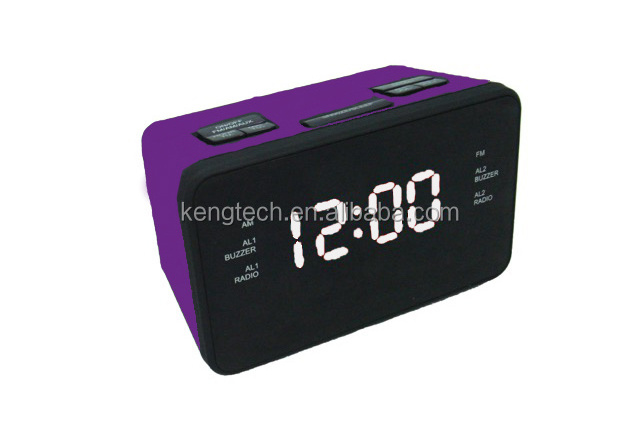 CT-1318 Digital Alarm Clock Radio (AM FM radio) / Digital PLL Alarm Clock Radio for home / hotel