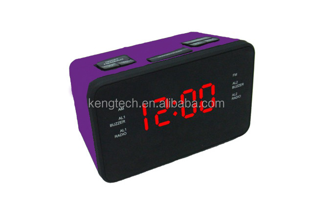 CT-1318 Digital Alarm Clock Radio (AM FM radio) / Digital PLL Alarm Clock Radio for home / hotel