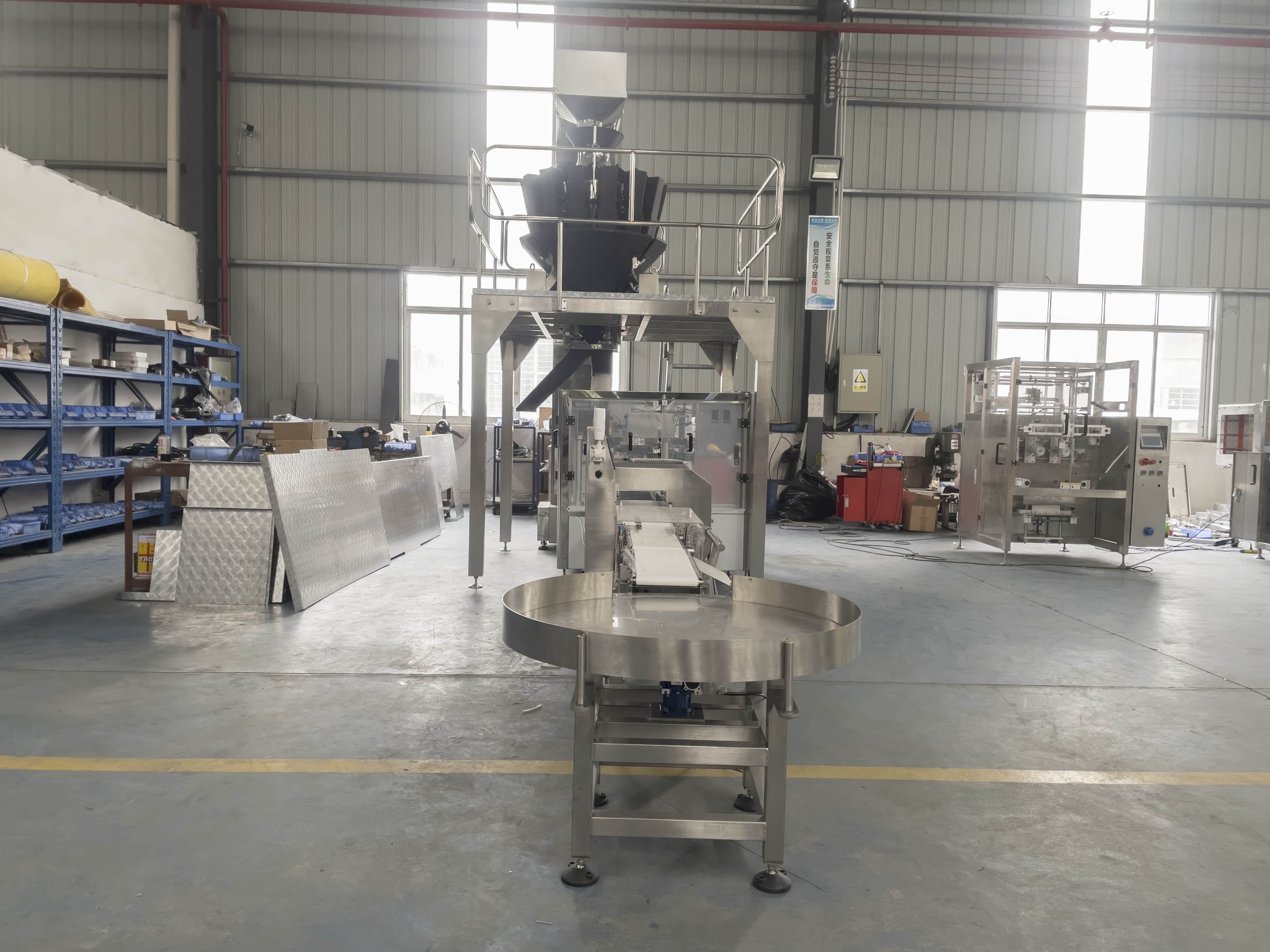 KenHigh Factory Price Rotary Premade Ziplock Pouch Laundry Condensate Beads Macaroni Doypack Cereals Packaging Machine