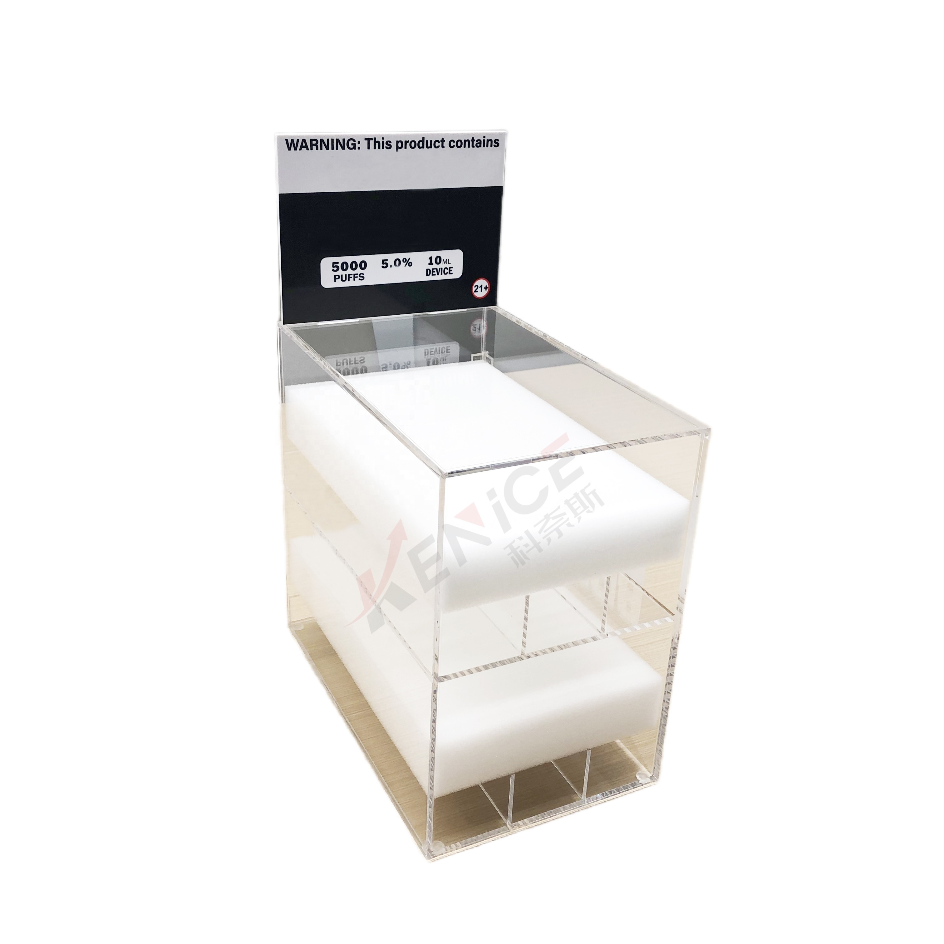 Acrylic Cigarette Display Box From Sealing Retail Tobacco Display Racks Cigarettes Shelves Lighter Display