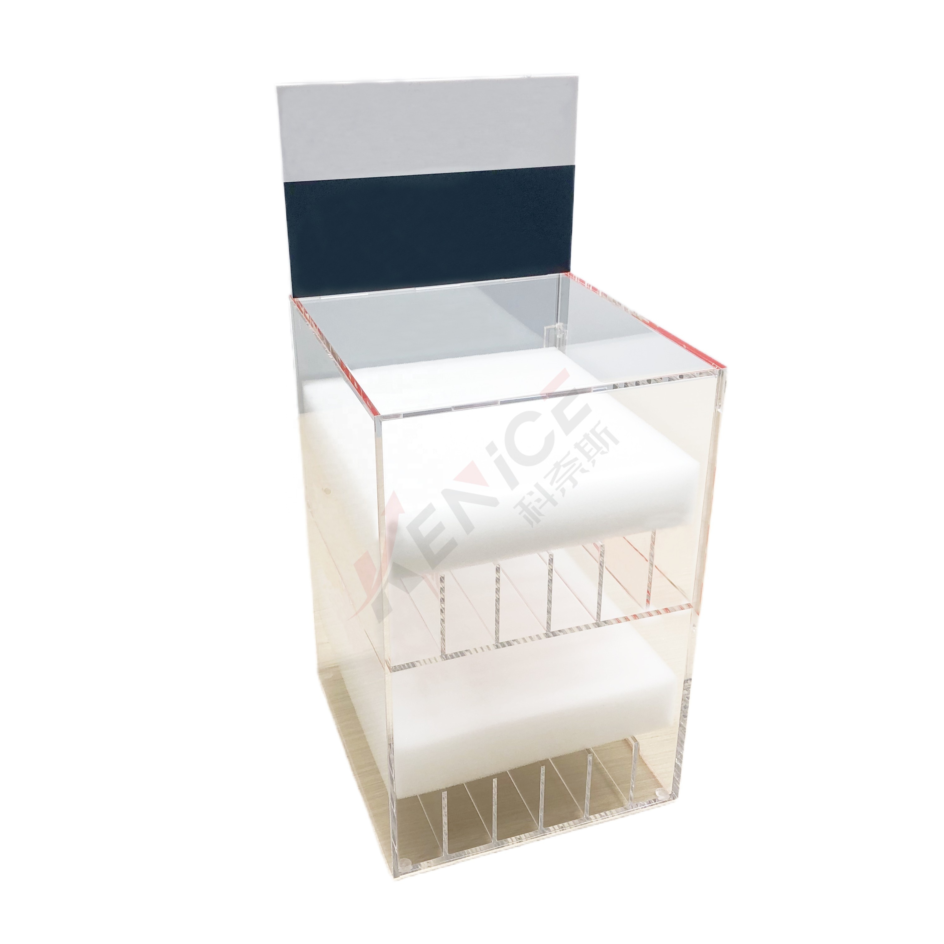 Acrylic Cigarette Display Box From Sealing Retail Tobacco Display Racks Cigarettes Shelves Lighter Display