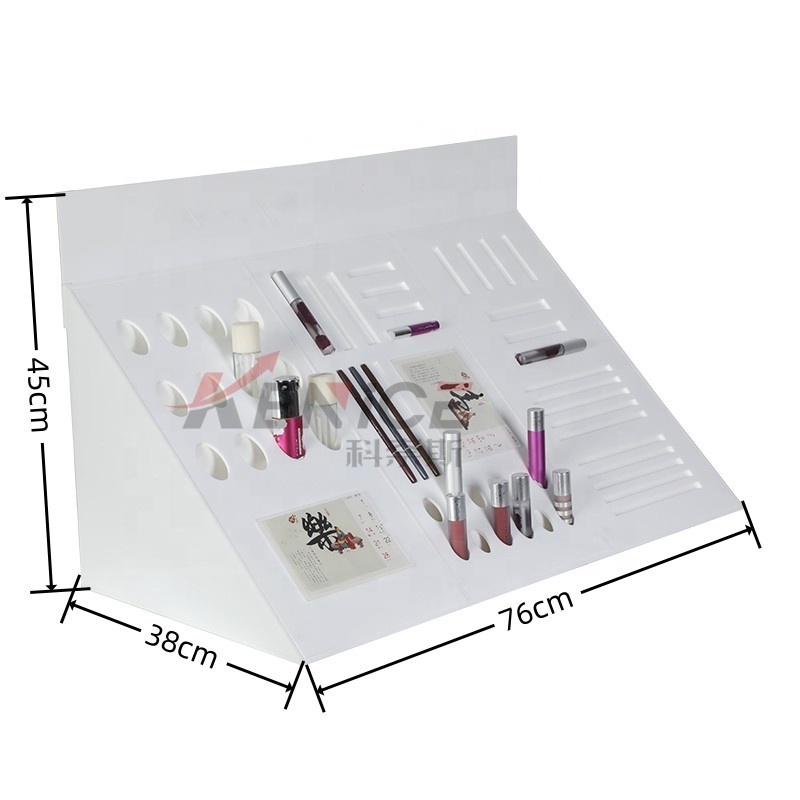 Countertop Perfume Bottle Tester Beauty Salon Booth Display Acrylic Stand Display Market Store Cosmetic Stand