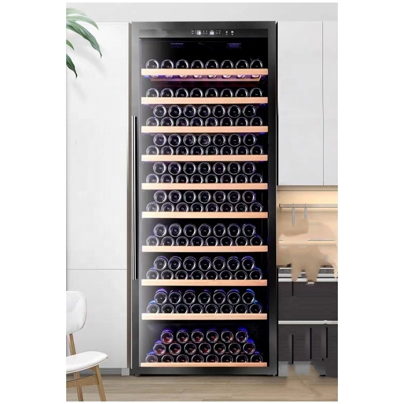 Kenkuhl single zone wine cooler 320-bottle wine fridge freestanding wine refrigerator