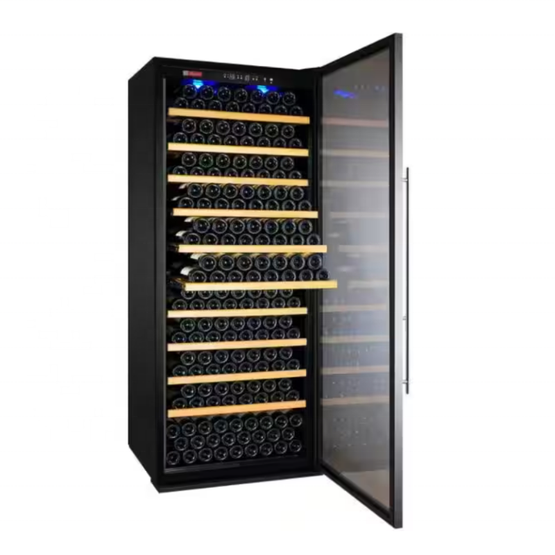 Kenkuhl single zone wine cooler 320-bottle wine fridge freestanding wine refrigerator