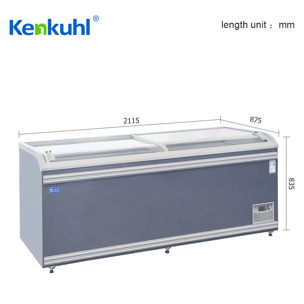 Kenkuhl commercial high version supermarket  ice cream sorbet making batch freezer