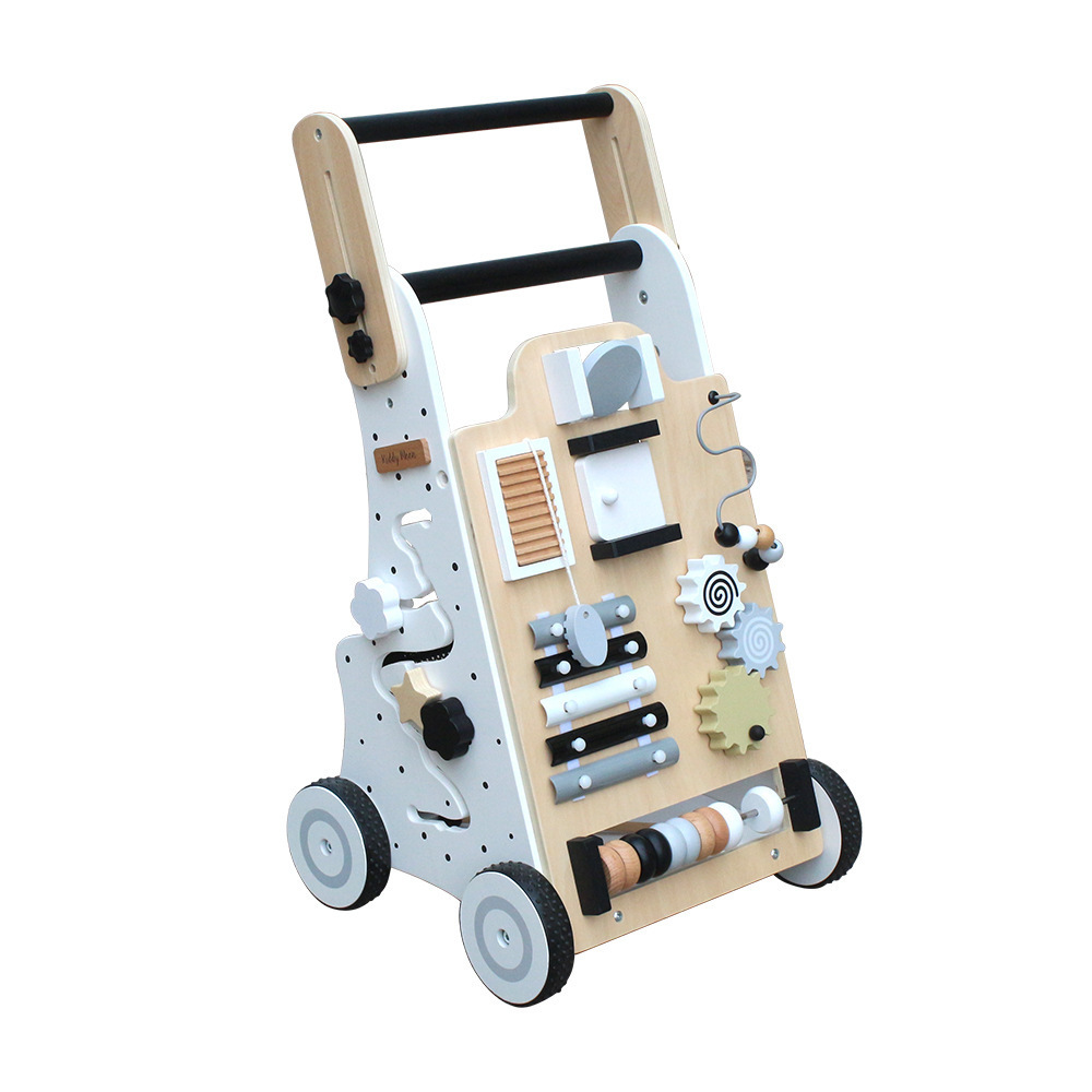 New Wooden Baby Walker Ride On Car Push Toys For Toddlers