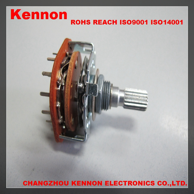 1 pole 8 position  selector  rotary switch