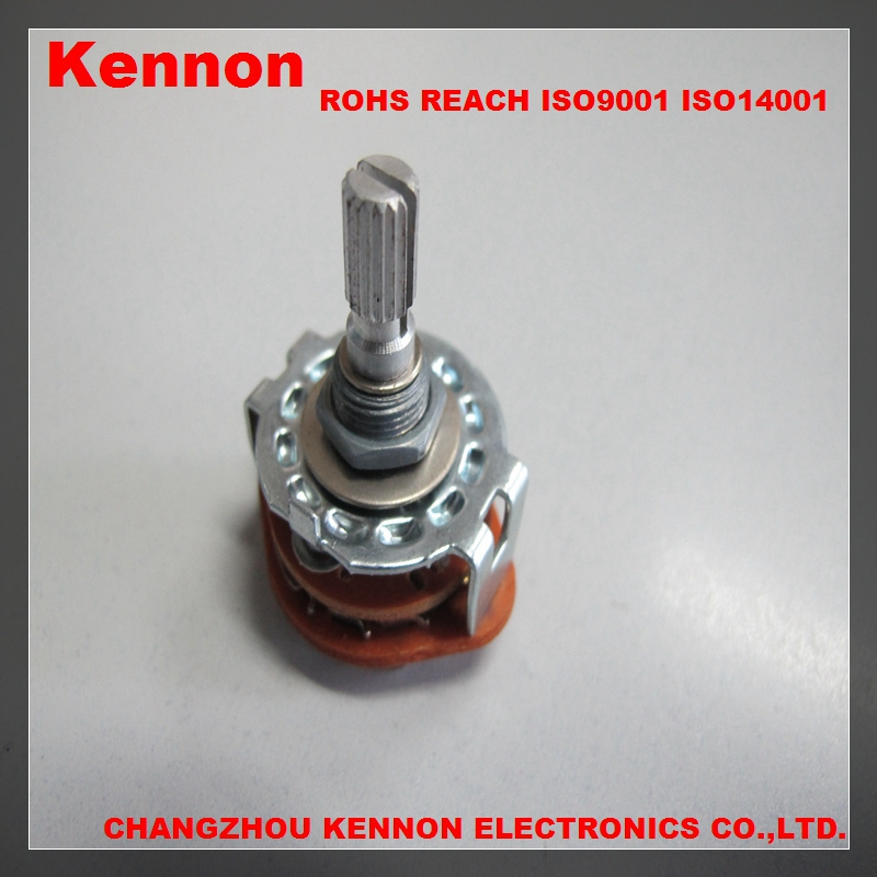 1 pole 8 position  selector  rotary switch