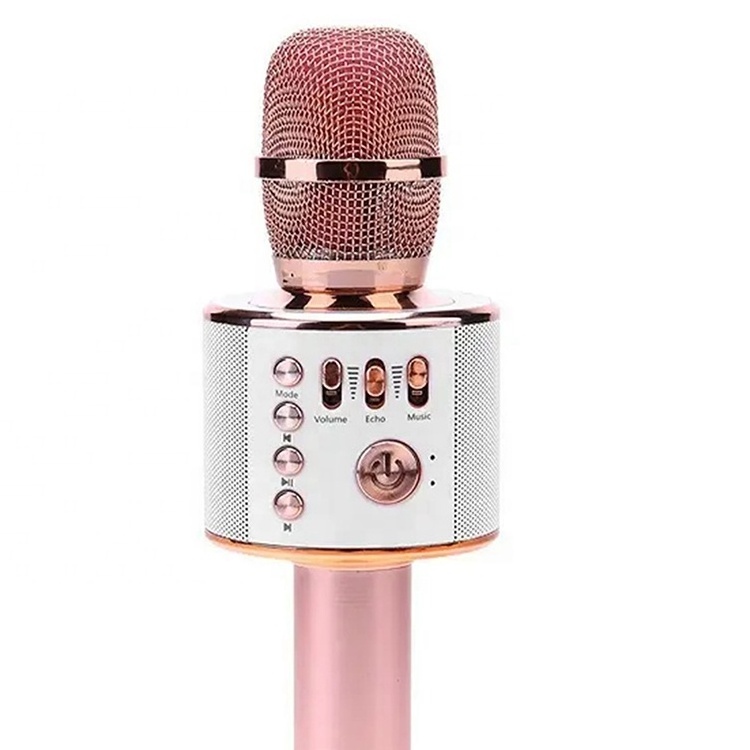 FANSBE 3-in-1 Portable Handheld Speaker BT Mic Mini Small Wireless Microphone For Karaoke