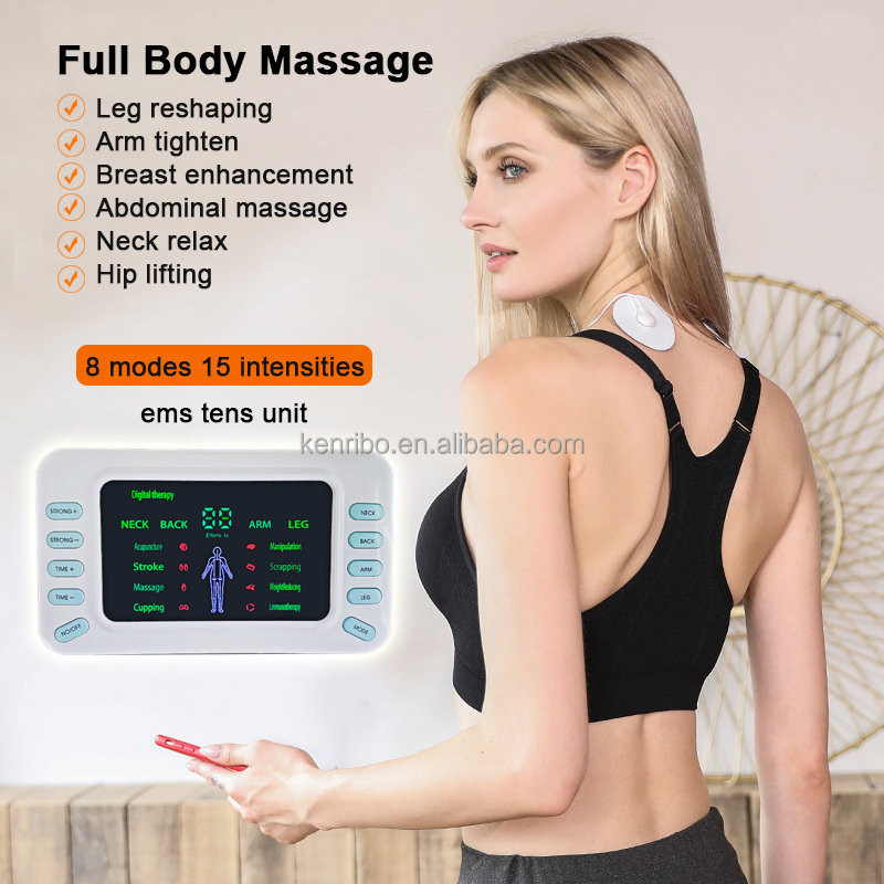 electric digital therapy machine latest electrodes ems tens calf massager therapy machine tens therapy massager