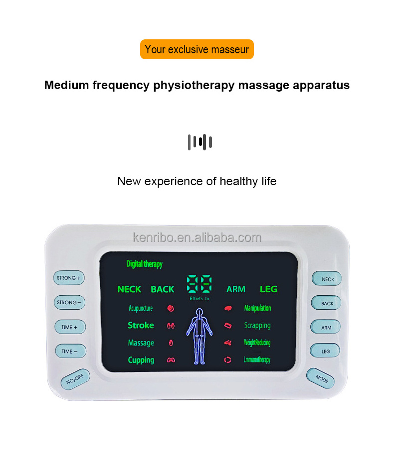 electric digital therapy machine latest electrodes ems tens calf massager therapy machine tens therapy massager