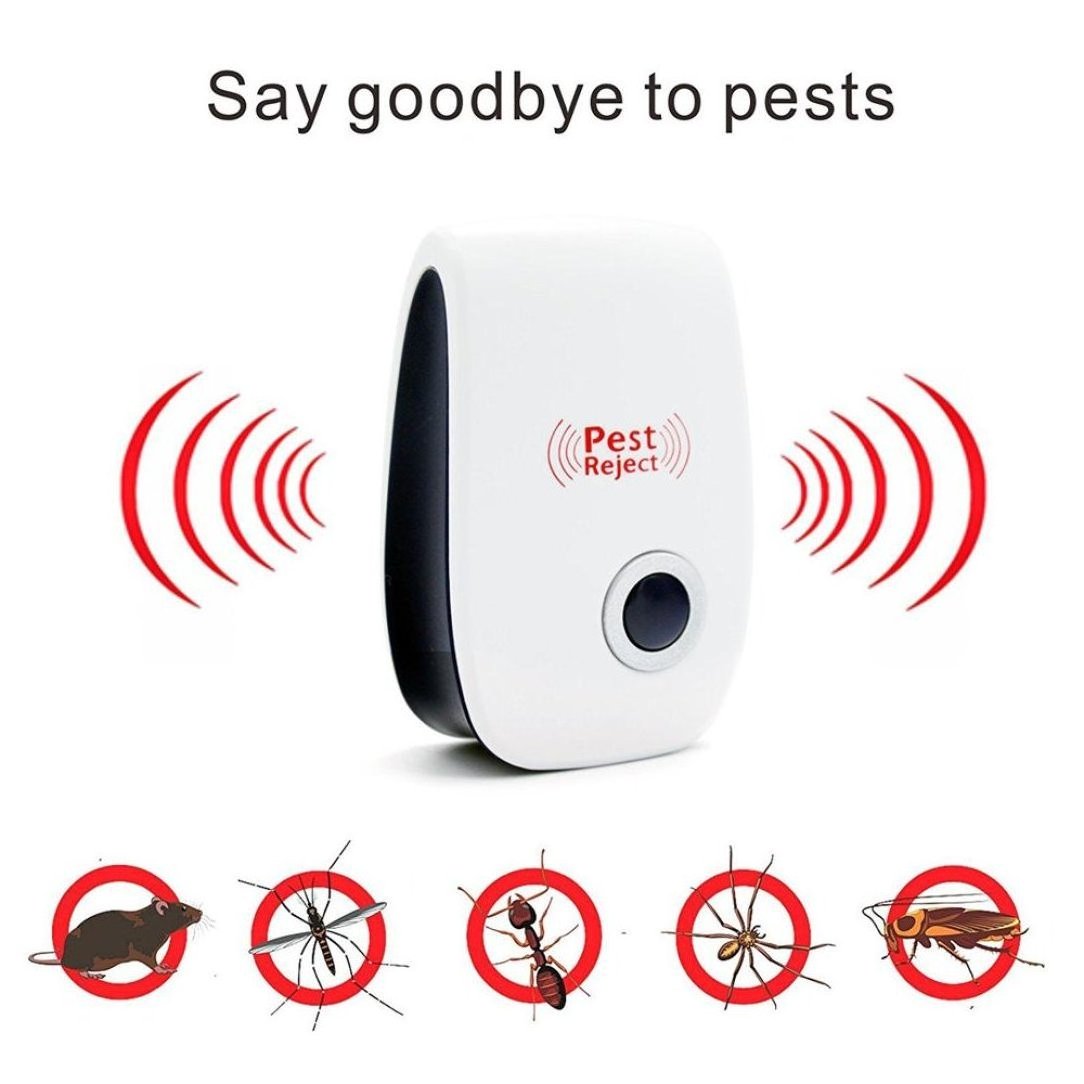 Eco Friendly Mosquito Insect Pest Killer Repeller Electronic Ultrasonic Rat Mouse Repellent Control Long EU US UK Plug