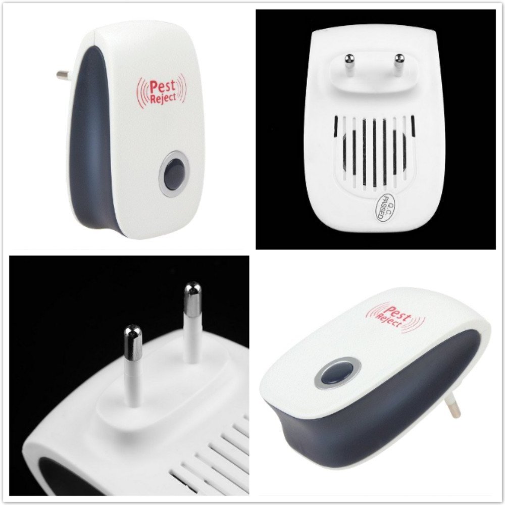 Eco Friendly Mosquito Insect Pest Killer Repeller Electronic Ultrasonic Rat Mouse Repellent Control Long EU US UK Plug