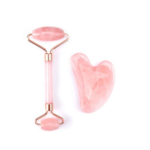 Hand-held Gua Sha Board Pink Body Face Massager Stone Rose Jade Guasha Gift Custom Logo Beauty Face Gua Sha Stone Massage Tool